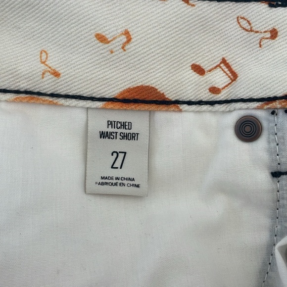 BDG Urban Outfitters Graphic Print Pitched Waist Short Size 27 - Picture 11 of 16